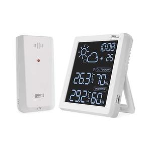 Stație meteo neagră, 5V, 2x AAA + 2x AAA imagine