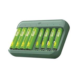Încărcător de baterii GP Charge & save pentru 4× AA/AAA, 1300 mAh/650 mAh imagine