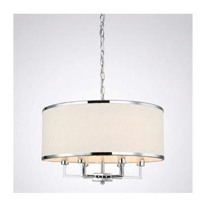 Open Design OR80209 - Lustră suspendată pe lanț CASA, 3xE14/12W/230V, crem/crom lucios imagine