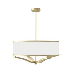 Open Design OR84818 - Lustra cu tijă GERDO 4xE27/12W/230V alamă/alb imagine