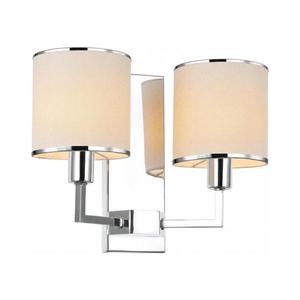 Open Design OR81497 - Aplica de perete CASA 2xE14/12W/230V, crom lucios/crem imagine