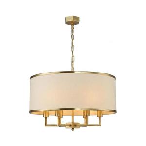 Open Design OR80230 - Lustră CASA suspendată cu lanț, 6xE14/15W/230V, cremă/alamă imagine