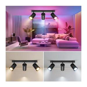 - Spot LED RGBW MESH, dimmabil, 3xLED/4, 9W/230V, 2700-6500K, alb, cu telecomandă imagine