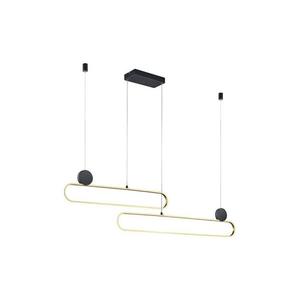 Trio - Lustru LED reglabil suspendat pe cablu GRANT LED/54W/230V 2300/3000/4000K negru/auriu imagine