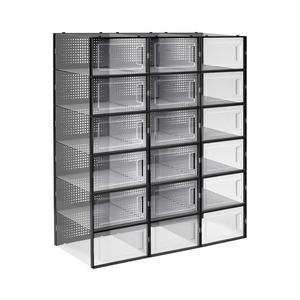 Raft modular BOXIFY cu compartimente, negru imagine