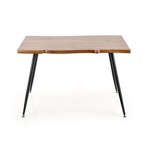 Masă de dining SOLACE, stejar/negru imagine