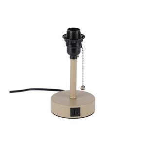 Brilagi - Lampă de masă TABLON cu port USB, 1xE27/25W/230V, bej imagine