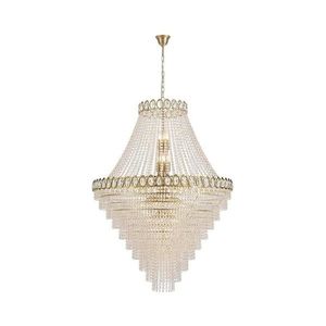 Searchlight 1711-102SB - Candelabru cu lanț LOUIS PHILLIPE, 28 x E14, 60W, 230V imagine