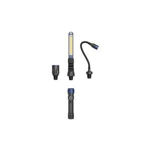 Viking - Lanternă LED reîncărcabilă, reglabilă, 3-în-1, LED/5V, IPX4, 380 lm, 2200 mAh imagine