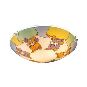 Globo 40606 - Plafonieră copii KIDDY 2xE27ILLU/60W/230V imagine