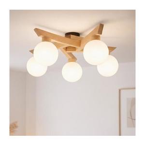 Lustră aplicată ANTONIO 5xG9/5W/230V stejar/alb imagine