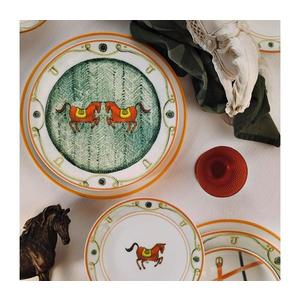 Set de masă din porțelan, 24 piese, multicolor imagine