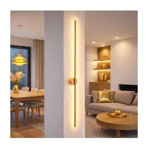 Aplica de perete LED LANA, 12W, 230V, 4000K, auriu mat imagine