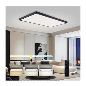 Brilagi-LED Aplică de baie reglabilă FRAME SMART LED/96W/230V IP44 negru + telecomandă imagine