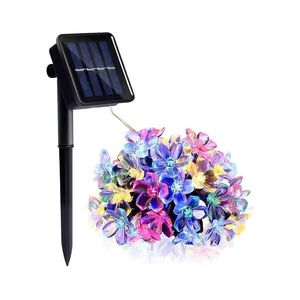 Instalație LED RGB solară 50xLED/0, 12W/1, 2V 1xAA IP44 600 mAh imagine