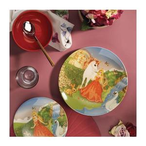 Set veselă 3 piese, multicolor, din ceramică fină imagine