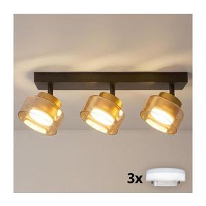 Brilagi - LED Spot AURA LUX 3xGX53/30W/230V negru/auriu imagine