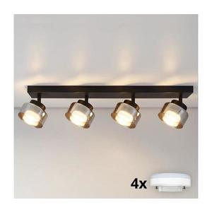 Brilagi - LED Spot AURA LUX 4xGX53/30W/230V, negru/fumuriu imagine