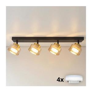 Brilagi - LED Spot AURA LUX, 4x GX53, 30W, 230V, negru/auriu imagine