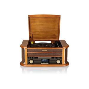 Roadstar HIF-1993D+BT-Hi-Fi cu DAB/DAB+, gramofon, CD și magnetofon. 80W/230V+telecomandă imagine