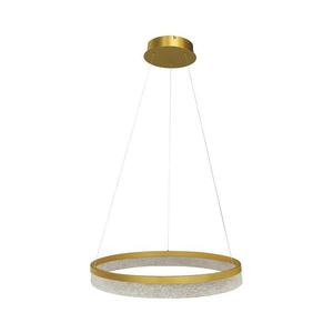 Lustră LED suspendată pe cablu GALA, LED/25W/230V, Ø 50 cm, finisaj auriu imagine