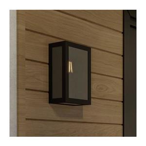 Eglo 33627 - Aplica de perete pentru exterior ALAMONTE SMOKE 1xE27/60W/230V IP44 neagră imagine