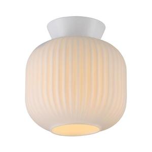 Schöner Wohnen 13574-16 - Plafonieră NAMI 1xE27/25W/230V, diam. 20 cm, albă imagine