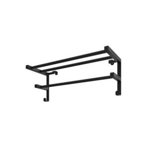 Suport pentru prosoape HF SHEFFIELD pentru radiator de baie, 52 x 20, 4 cm, negru imagine