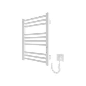 Radiator de baie tip scară HF DERBY, 100 W / 230 V, 57 x 43 cm, alb, racordare pe dreapta imagine