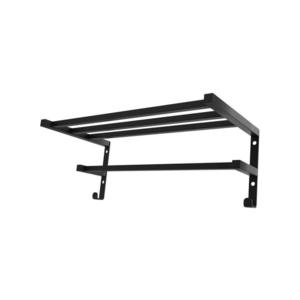 Suport pentru prosoape pentru calorifer de baie HF SHEFFIELD, 52x25, 6 cm, negru imagine