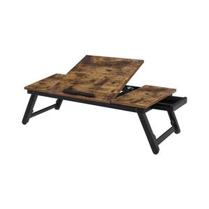 Masă reglabilă pentru laptop LAT pentru pat, maro/negru imagine