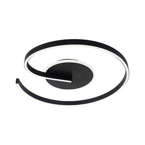 Plafonieră LED LORENZO, 22 W, 230 V, Ø 50 cm, neagră imagine