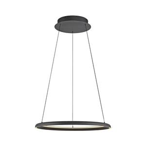 Schöner Wohnen 15570-18-LED QUILLO, lustră suspendată pe cablu LED, dimabilă, 36 W, 230 V, Ø 60 cm, negru imagine