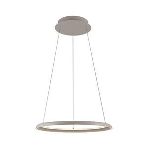 Schöner Wohnen QUILLO 15570-39-LED, lustră suspendată pe cablu, LED 36W, 230V, Ø60 cm, gri, compatibilă cu dimmer imagine