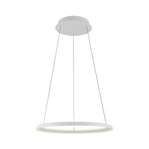 Schöner Wohnen QUILLO lustră suspendată pe cablu, LED 36 W, 230 V, Ø 60 cm, reglabilă, albă (15570-16-LED) imagine