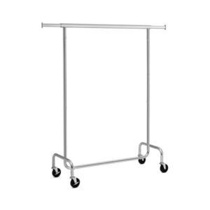 Cuier de podea mobil JEAN, argintiu imagine