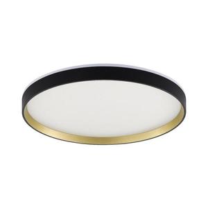 Plafonieră LED RGBW dimabilă Zuma Line MS750400R-BK&GD ORBITRAL 32W/230V+8W negru/auriu + telecomandă imagine