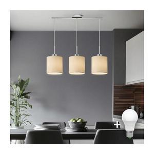 Eglo - Lustră LED TUNJA suspendată pe cablu, 3xE27/60W/230V, crem imagine