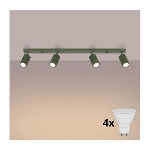 Brilagi - Spot LED CRESTO 4xGU10/10W/230V, verde imagine