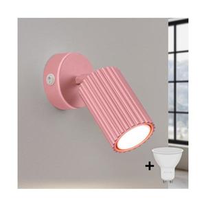 Brilagi - Spot LED de perete CRESTO 1xGU10/10W/230V, roz imagine