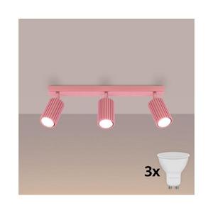 Brilagi - Spot LED CRESTO 3x GU10, 10 W, 230 V, roz imagine