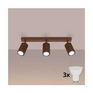 Brilagi - Lampă spot LED CRESTO 3x GU10/10W/230V, maro imagine