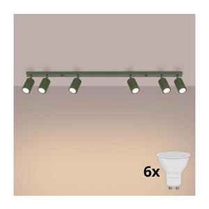 Brilagi - Spot LED CRESTO 6xGU10/10W/230V verde imagine