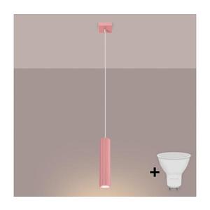 Brilagi - Lustra LED CRESTO suspendată pe cablu 1xGU10/10W/230V, roz imagine