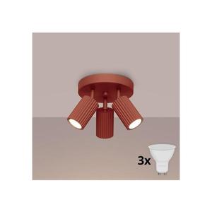 Brilagi - Spot LED CRESTO 3xGU10/10W/230V, roșu imagine