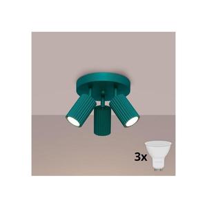 Brilagi - Spot LED CRESTO, 3 x GU10, 10 W, 230 V, turcoaz imagine