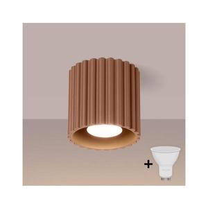 Brilagi - Spot LED SFERA 1xGU10/10W/230V Ø 10 cm maro imagine