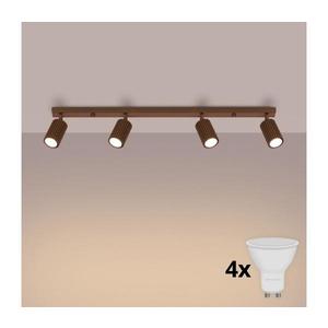 Brilagi - Spot LED CRESTO 4xGU10/10W/230V maro imagine