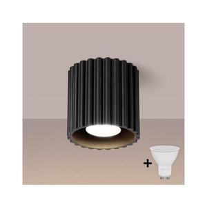 Brilagi - Spot LED SFERA 1x GU10/10W/230V Ø 10 cm negru imagine