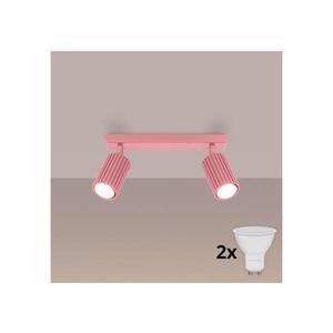 Brilagi - Spot LED CRESTO, 2x GU10, 10W, 230V, roz imagine